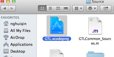 GTL xcode project